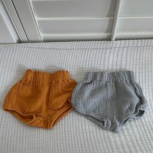 Newborn linen Shorts